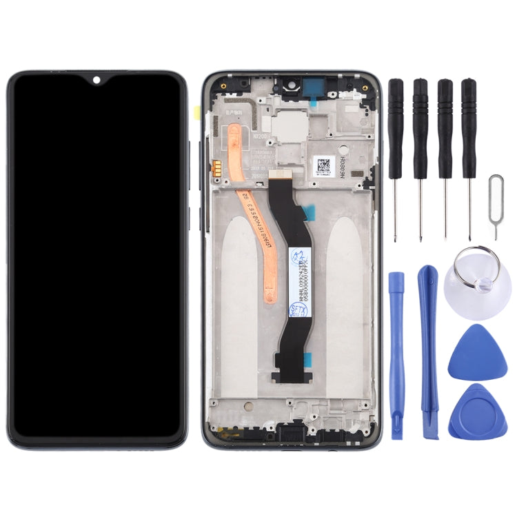 LCD Screen and Digitizer Full Assembly with Frame (Double SIM Card Version) for Xiaomi Redmi Note 8 Pro