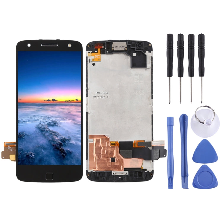 LCD Screen and Digitizer Full Assembly with Frame for Motorola Moto Z Force XT1650-02 My Store