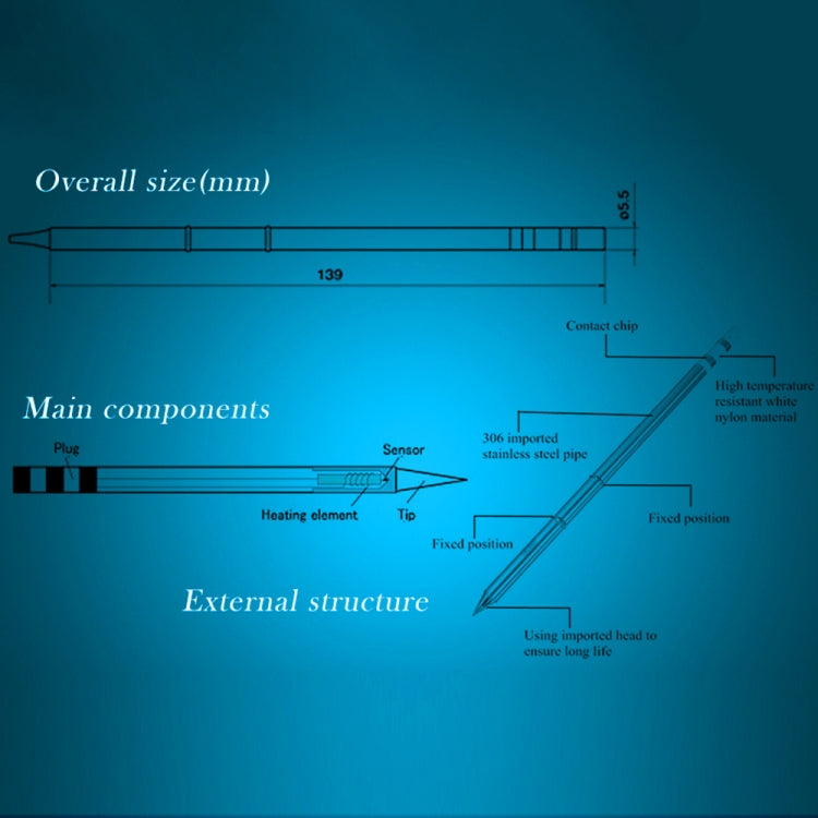 QUICKO T12-BL Lead-free Soldering Iron Tip My Store