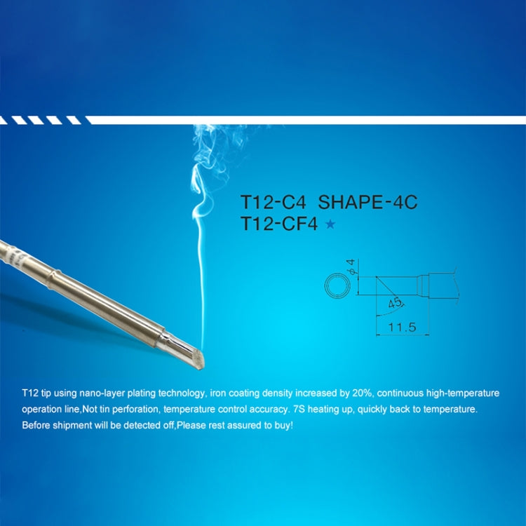 QUICKO T12-C1 Lead-free Soldering Iron Tip My Store