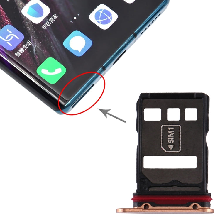 Original SIM Card Tray + NM Card Tray for Huawei Mate 30 Pro