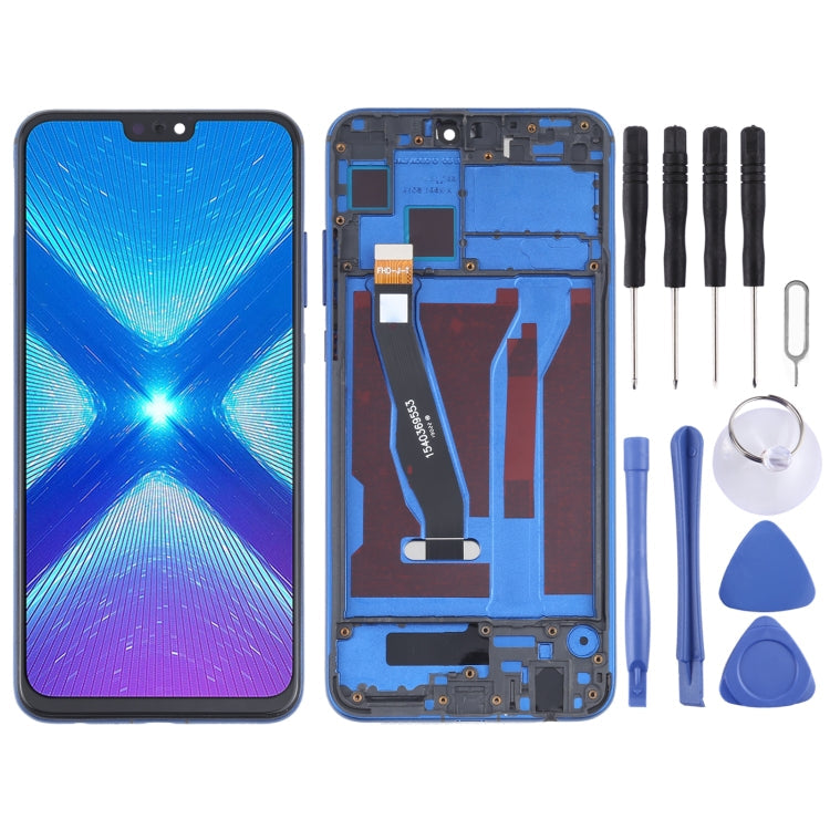 LCD Screen and Digitizer Full Assembly with Frame for Huawei Honor 8X