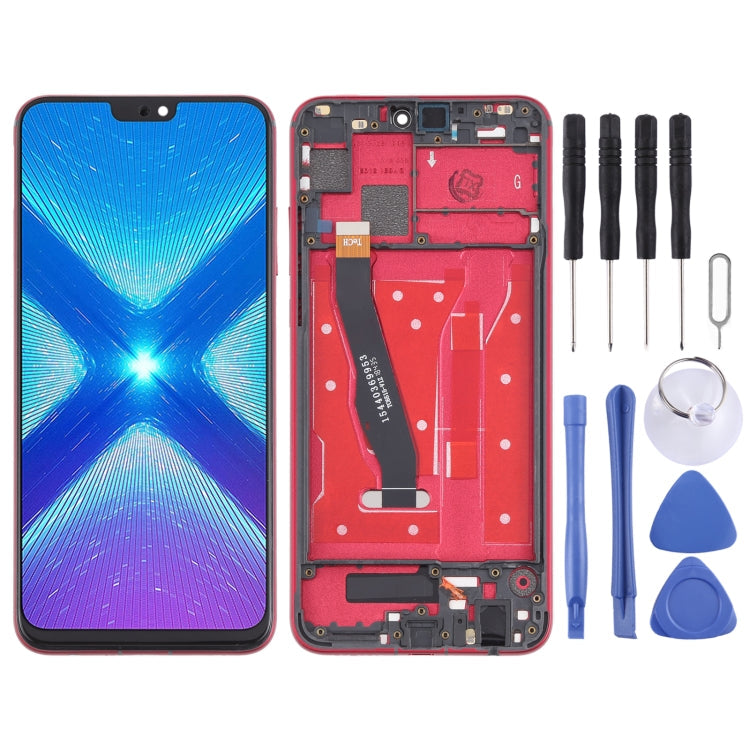 LCD Screen and Digitizer Full Assembly with Frame for Huawei Honor 8X