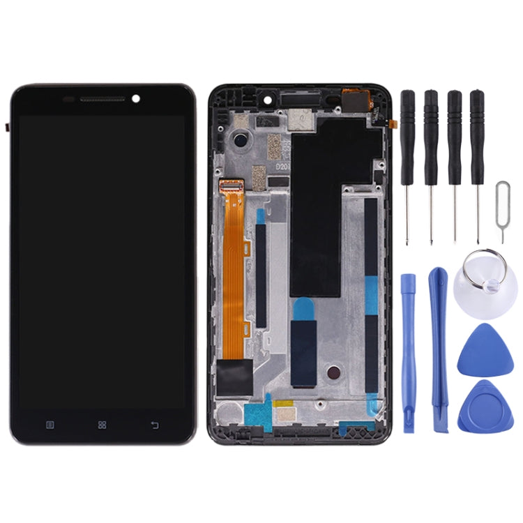 LCD Screen and Digitizer Full Assembly with Frame for Lenovo A5000 My Store