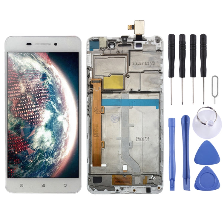 LCD Screen and Digitizer Full Assembly with Frame for Lenovo S60 S60W S60T S60A