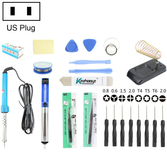 JIAFA JF-8120 22 in 1 Soldering Iron Tool Set,Voltage: 220V,Rated Power:30W