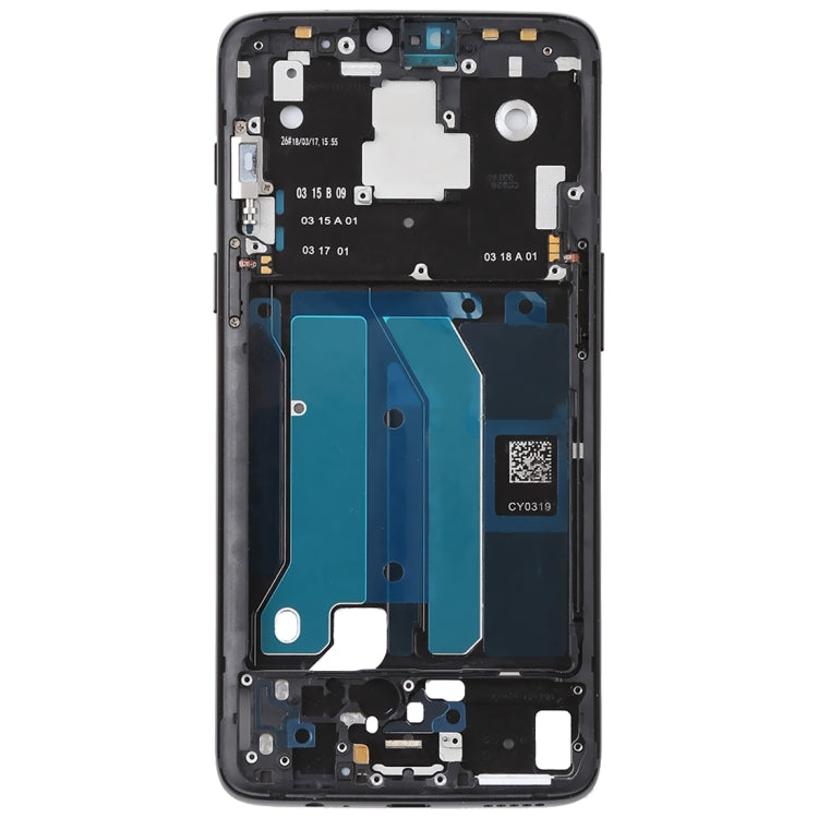 For OnePlus 6 Front Housing LCD Frame Bezel Plate with Side Keys My Store