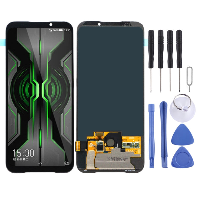 Original AMOLED Material LCD Screen and Digitizer Full Assembly for Xiaomi Black Shark 2 Pro / Black Shark 2