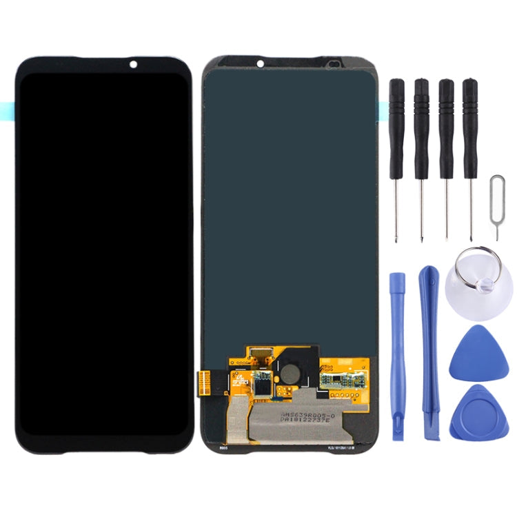 Original AMOLED Material LCD Screen and Digitizer Full Assembly for Xiaomi Black Shark 2 Pro / Black Shark 2