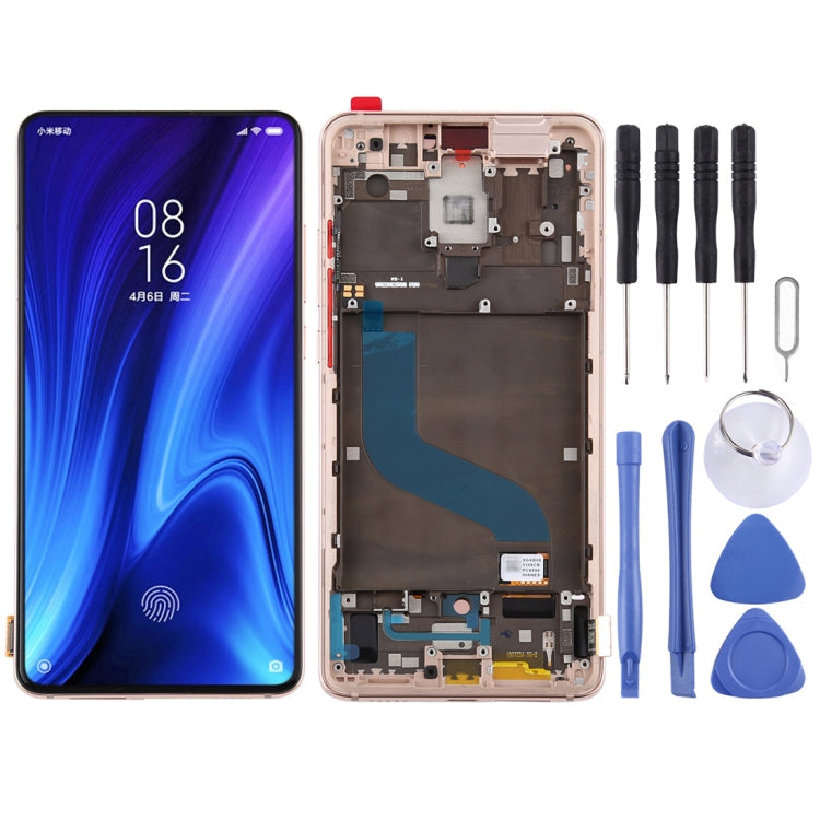 OLED Material LCD Screen and Digitizer Full Assembly with Frame for Xiaomi Redmi K20 / Redmi K20 Pro / 9T Pro My Store