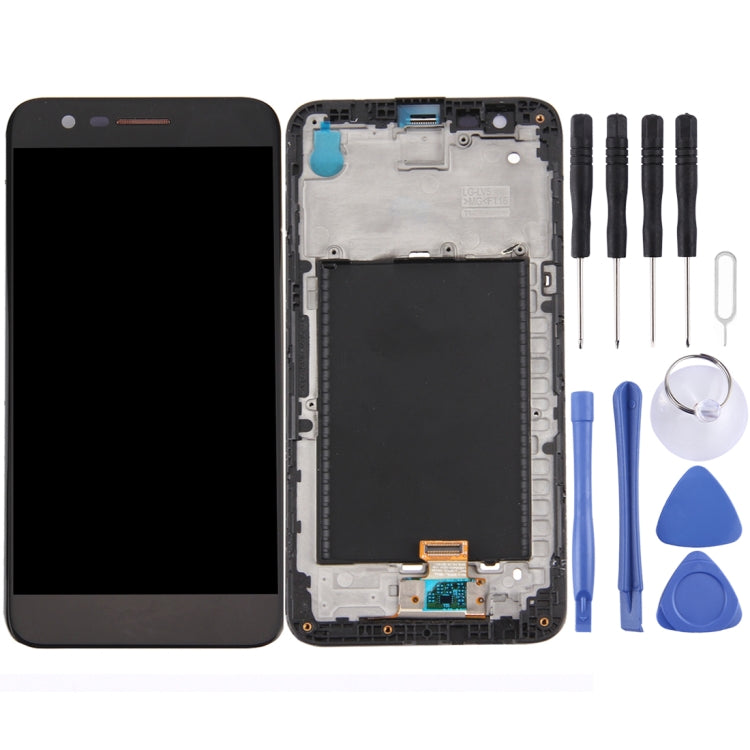 LCD Screen and Digitizer Full Assembly with Frame for LG K10 2017