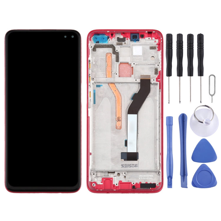 LCD Screen and Digitizer Full Assembly with Frame for Xiaomi Redmi K30, 4G Version