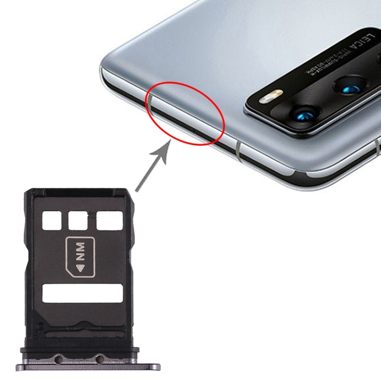 SIM Card Tray + NM Card Tray for Huawei P40