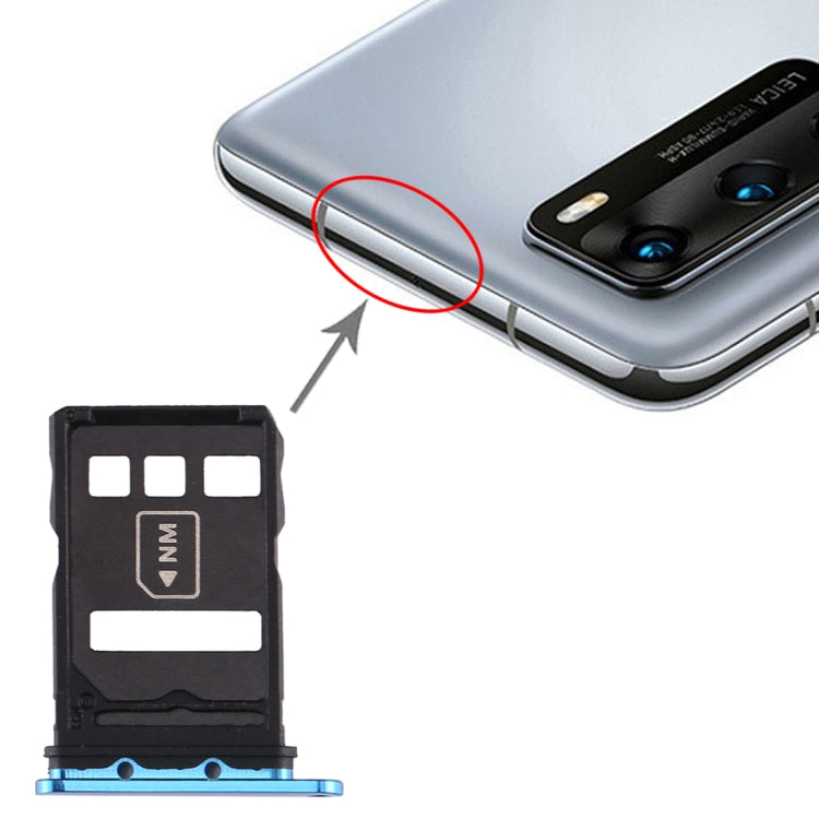 SIM Card Tray + NM Card Tray for Huawei P40