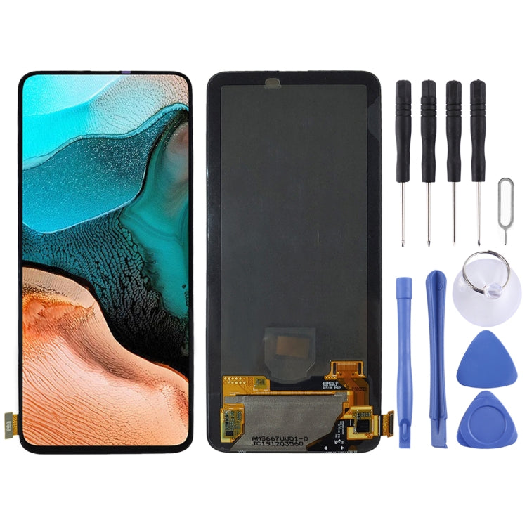 Original LCD Screen and Digitizer Full Assembly for Xiaomi Redmi K30 Pro 5G / Poco F2 Pro