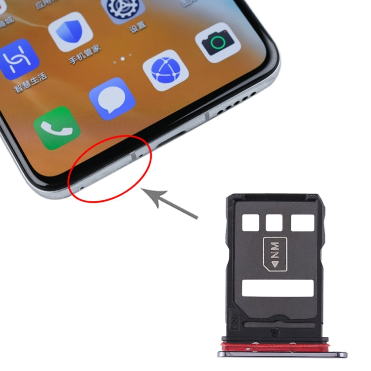 SIM Card Tray + NM Card Tray for Huawei P40