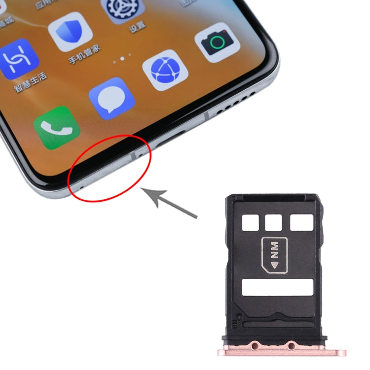 SIM Card Tray + NM Card Tray for Huawei P40