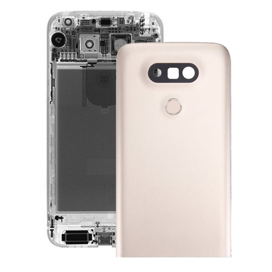 Metal Back Cover with Back Camera Lens & Fingerprint Button for LG G5