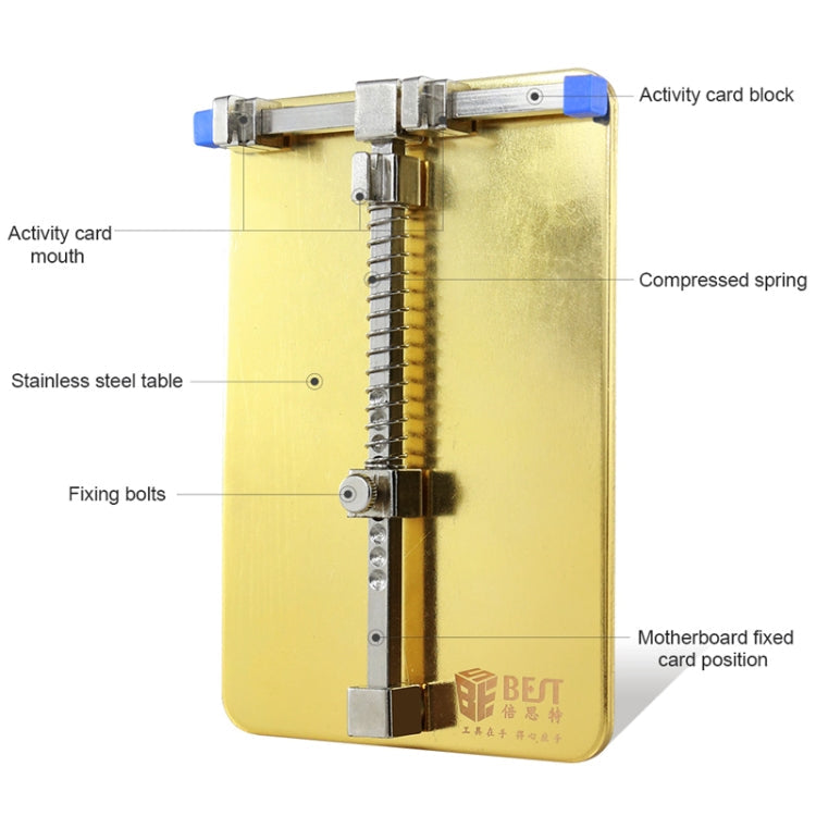 BST- 001C Stainless Steel Circuit Board soldering desoldering PCB Repair Holder Fixtures Cell Phone Repair Tool