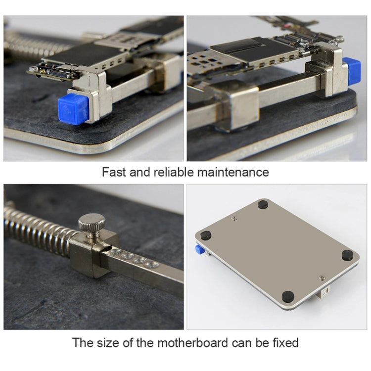 BEST-001E DIY FIX Stainless Steel Circuit Board PCB Holder Fixture Work Station for Chip Repair tools