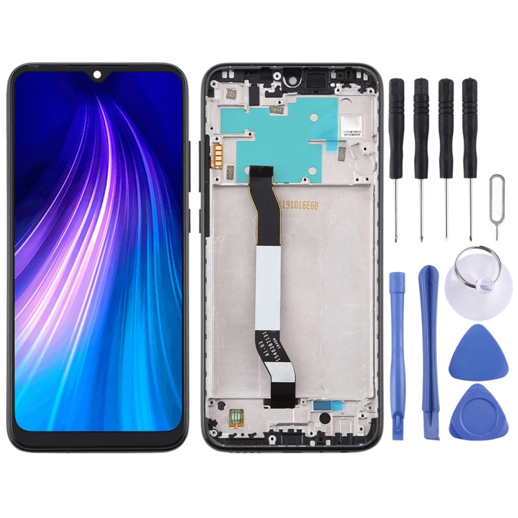 LCD Screen and Digitizer Full Assembly with Frame for Xiaomi Redmi Note 8