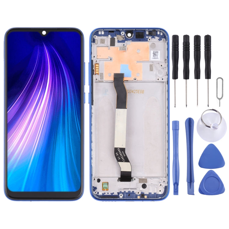 LCD Screen and Digitizer Full Assembly with Frame for Xiaomi Redmi Note 8