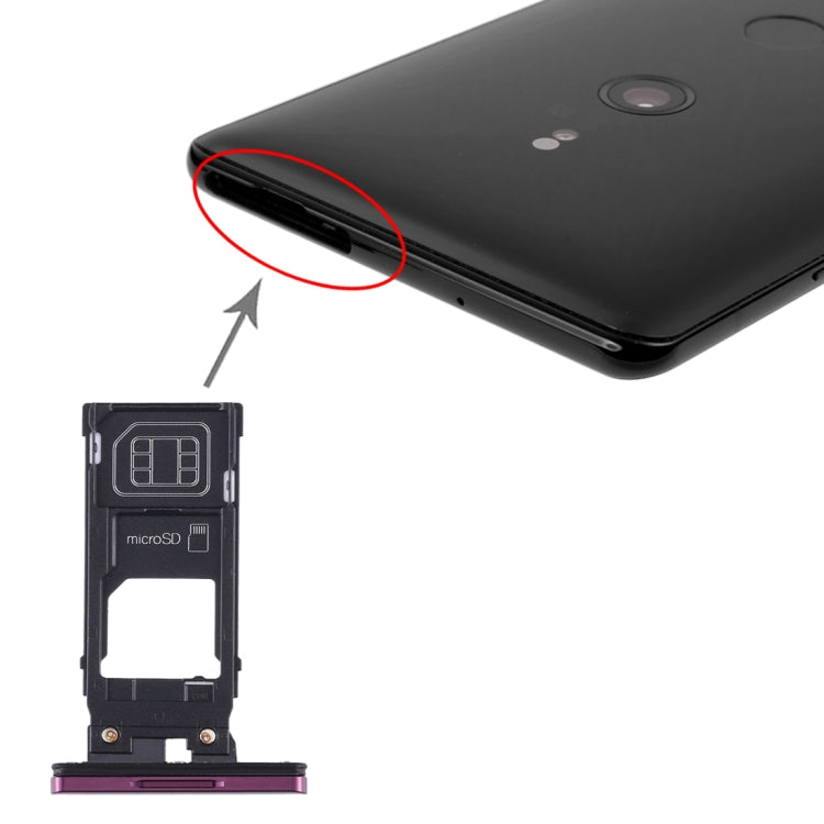 SIM Card Tray + Micro SD Card Tray for Sony Xperia XZ3 My Store