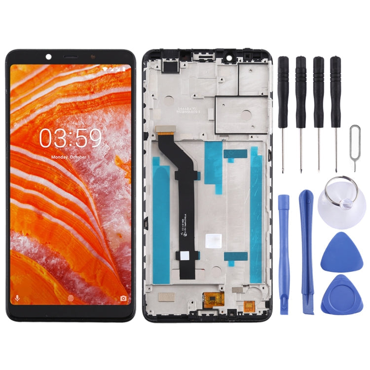 LCD Screen and Digitizer Full Assembly with Frame for Nokia 3.1 Plus TA-1118 My Store