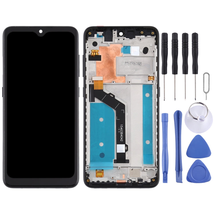 LCD Screen and Digitizer Full Assembly with Frame for Nokia 7.2 TA-1196 My Store