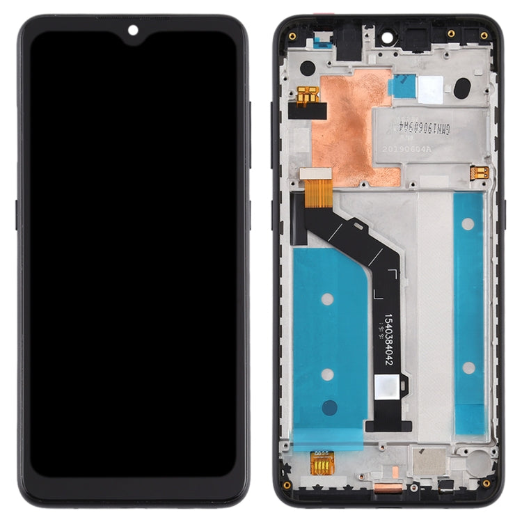 LCD Screen and Digitizer Full Assembly with Frame for Nokia 7.2 TA-1196 My Store