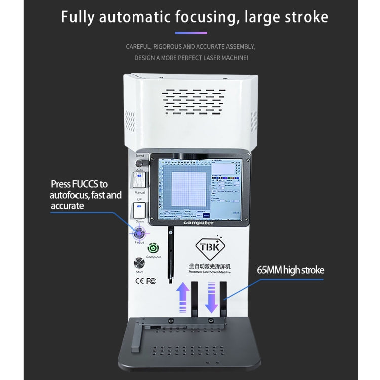 TBK958B Automatic Mini Laser Marking Screen Separater Repair Machine