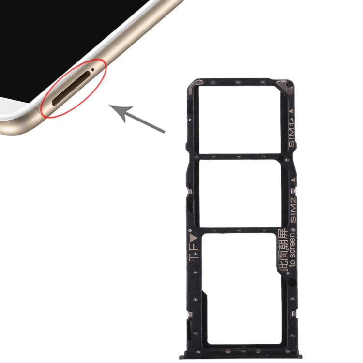 2 SIM Card Tray + Micro SD Card Tray for Huawei Enjoy 8 Plus-Reluova