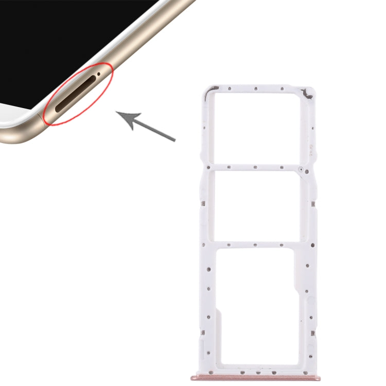 2 SIM Card Tray + Micro SD Card Tray for Huawei Enjoy 8 Plus-Reluova