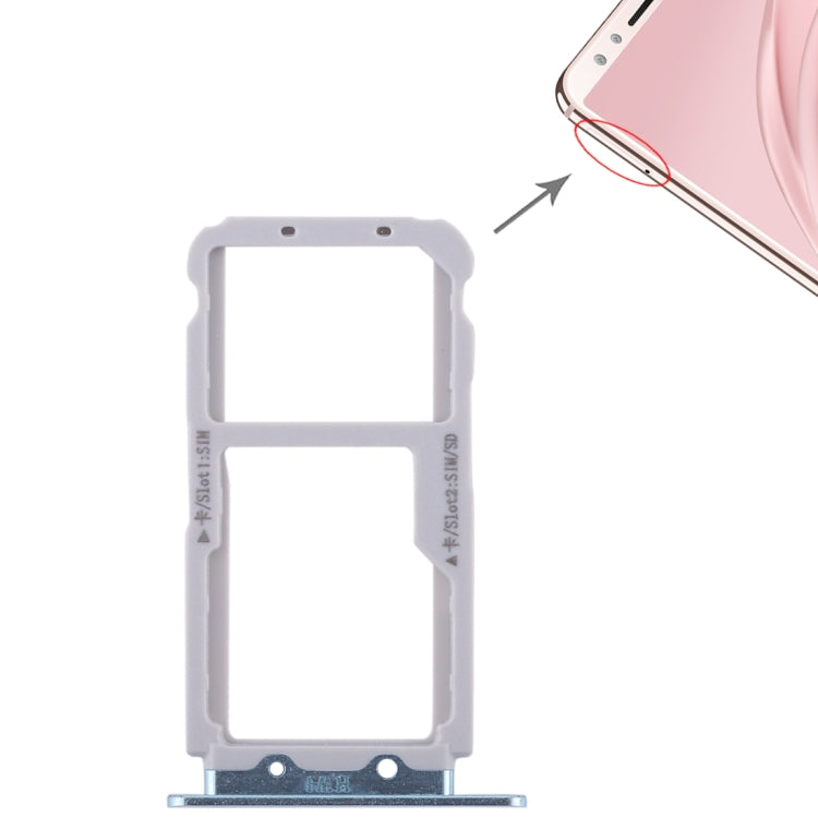 2 SIM Card Tray / Micro SD Card Tray for Huawei Nova 2s-Reluova