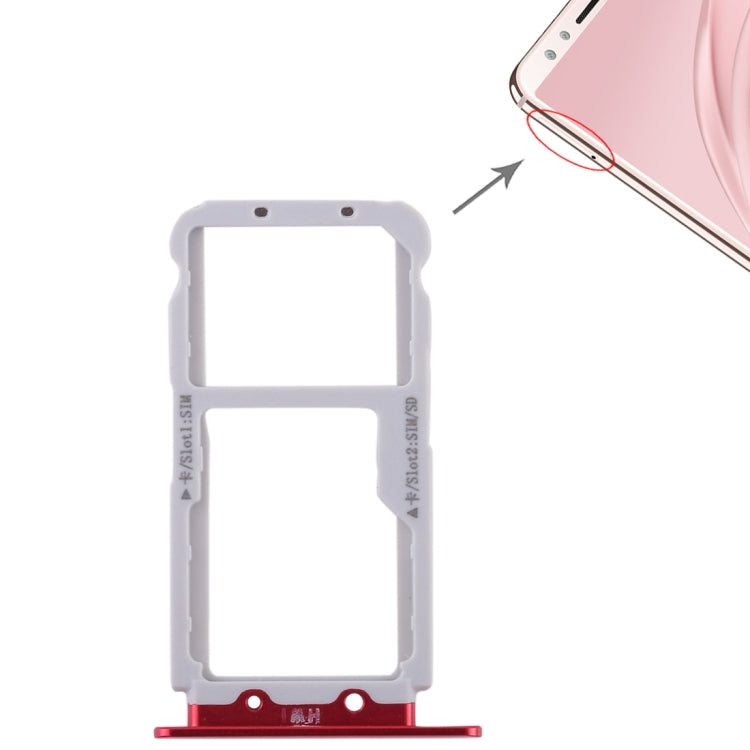 2 SIM Card Tray / Micro SD Card Tray for Huawei Nova 2s-Reluova