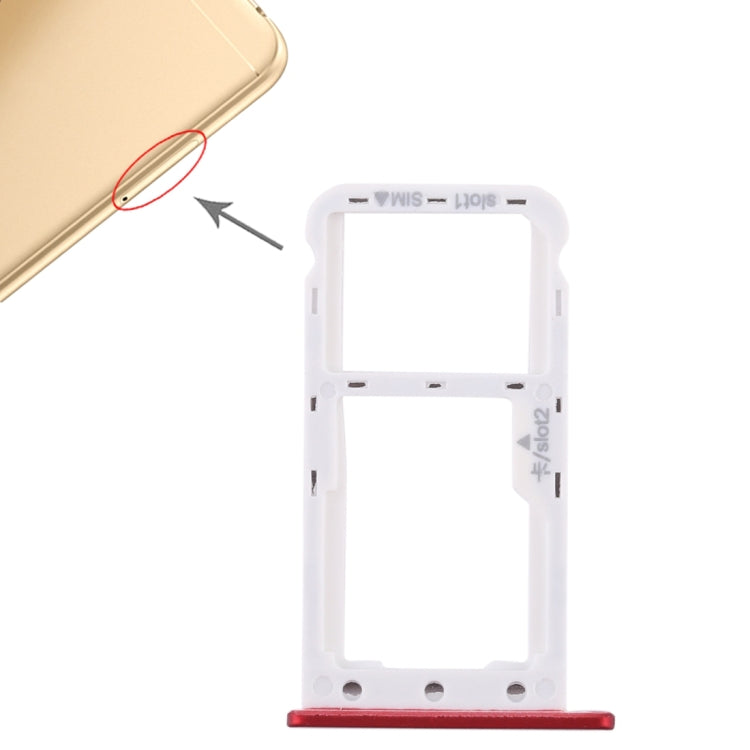 SIM Card Tray + SIM Card Tray / Micro SD Card for Huawei Enjoy 7