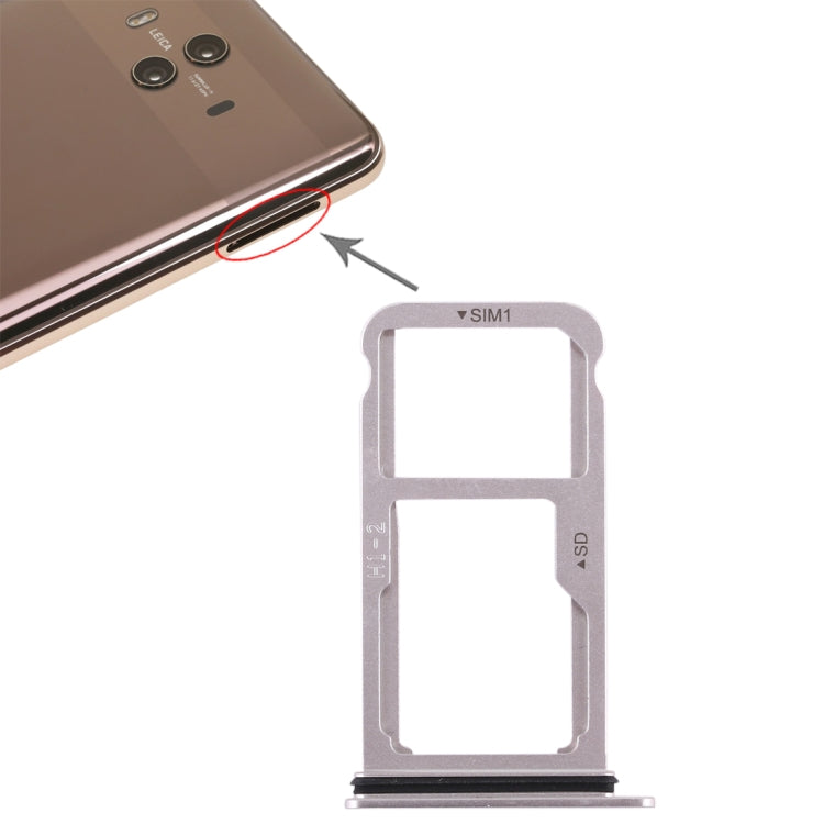 SIM Card Tray + SIM Card Tray / Micro SD Card for Huawei Mate 10