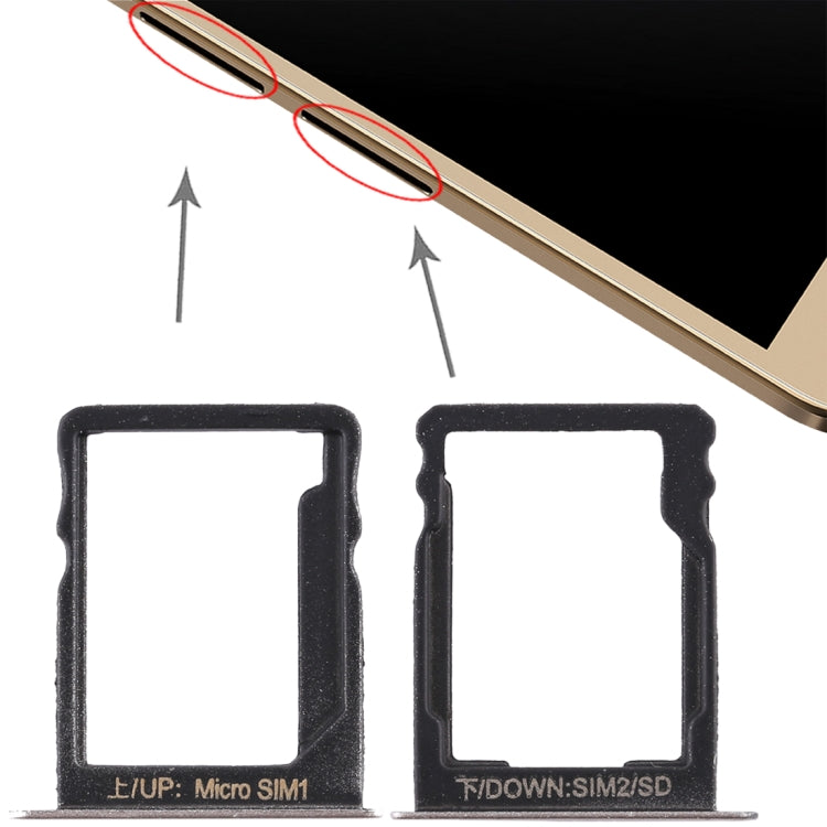 SIM Card Tray + SIM Card Tray / Micro SD Card for Huawei Enjoy 5s