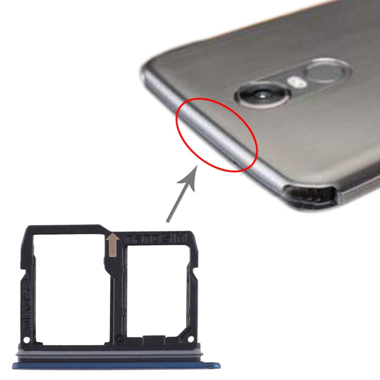 Nano SIM Card Tray + Micro SD Card Tray for LG Stylo 4 / Q Stylus Q710 / LM-Q710CS / LM-Q710MS / LM-Q710ULS / LM-Q710ULM / LM-Q710TS / LM-Q710WA My Store