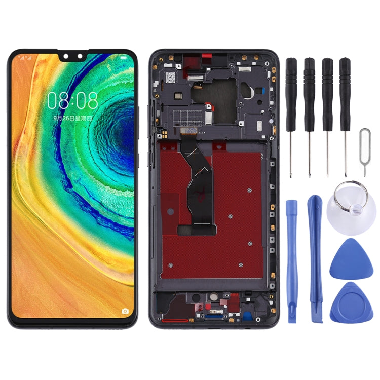 LCD Screen and Digitizer Full Assembly with Frame for Huawei Mate 30