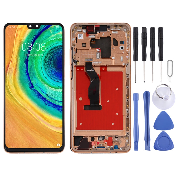 LCD Screen and Digitizer Full Assembly with Frame for Huawei Mate 30