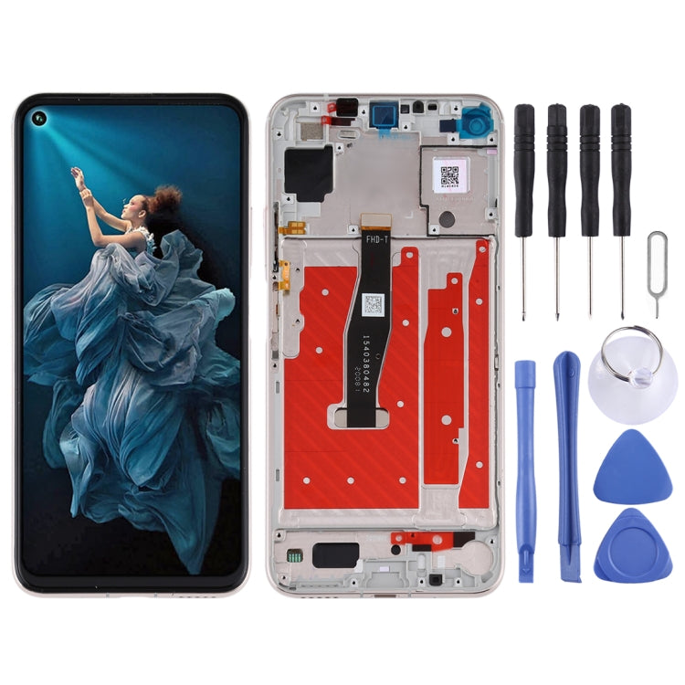 LCD Screen and Digitizer Full Assembly with Frame for Huawei Honor 20 / Nova 5T