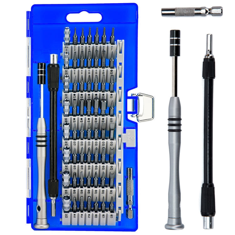 60 in 1 S2 Tool Steel Precision Screwdriver Nutdriver Bit Repair Tools Kit