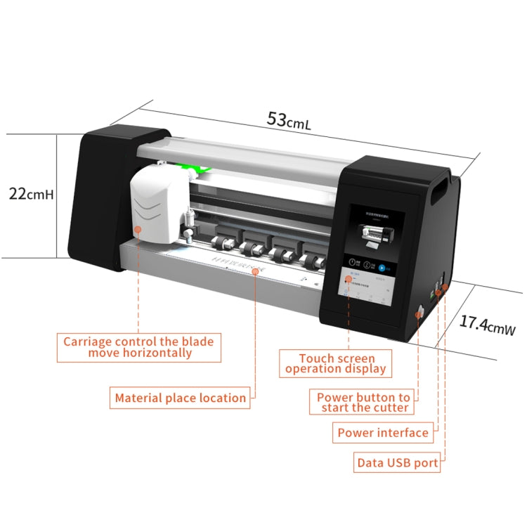 Intelligent Touch LCD Screen Flexible TPU Hydraulic Film Protector Cutter Machine