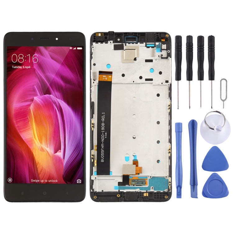 LCD Screen and Digitizer Full Assembly with Frame for Xiaomi Redmi Note 4