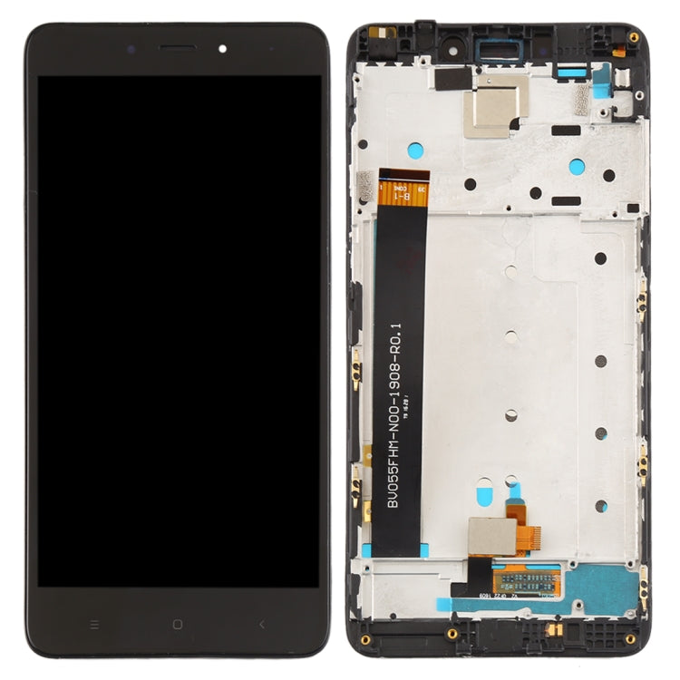 LCD Screen and Digitizer Full Assembly with Frame for Xiaomi Redmi Note 4