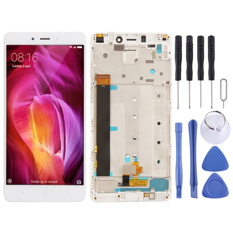 LCD Screen and Digitizer Full Assembly with Frame for Xiaomi Redmi Note 4