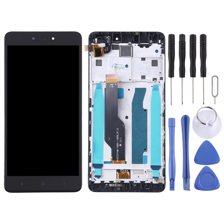 LCD Screen and Digitizer Full Assembly with Frame for Xiaomi Redmi Note 4X