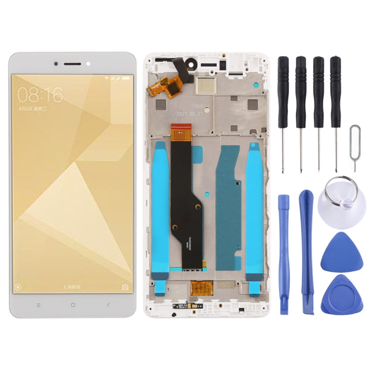 LCD Screen and Digitizer Full Assembly with Frame for Xiaomi Redmi Note 4X