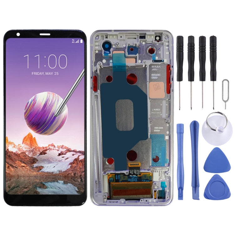 LCD Screen and Digitizer Full Assembly with Frame for LG Stylo 4 / Q Stylo 4 / Q710 / Q710MS / Q710CS